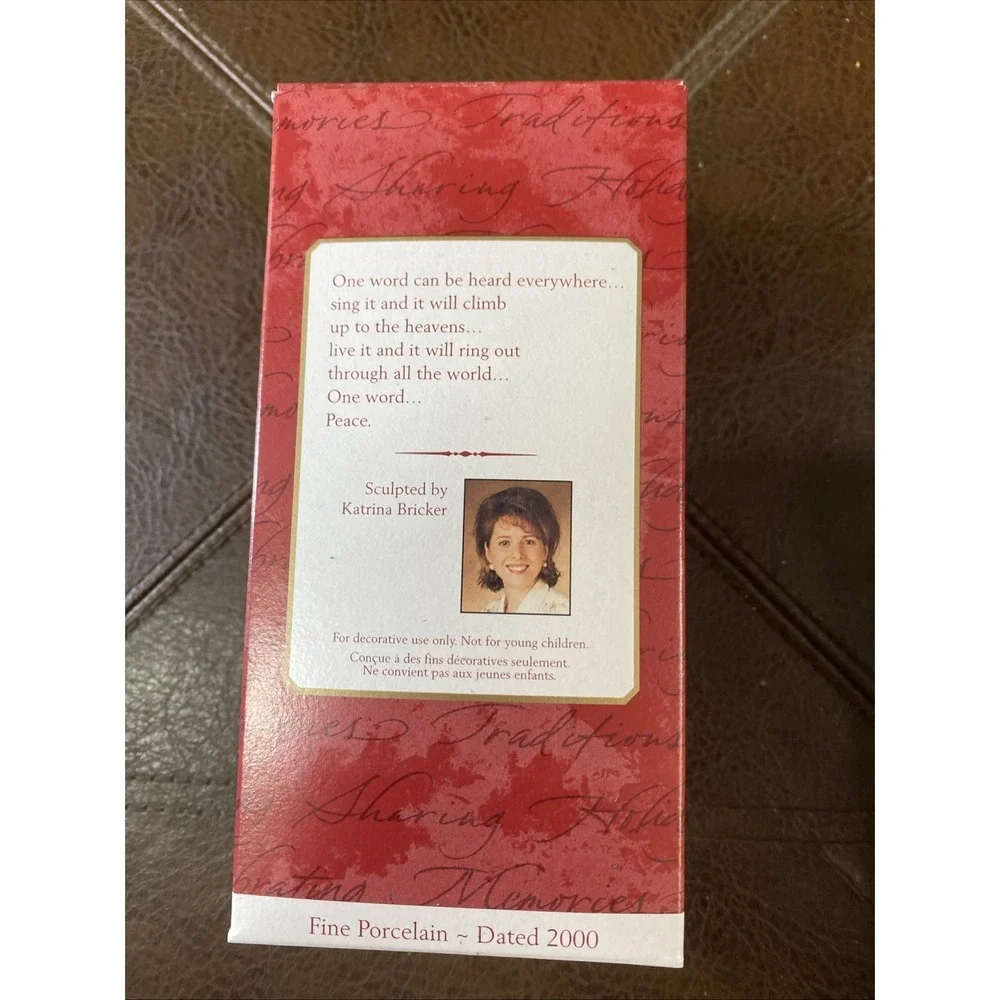 Hallmark Keepsake 2000 Angelic Bell Cherub Angel‎ Tree Ornament New Factory Box